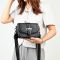 Women's leather bag 1122-1 BLACK