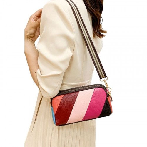 Women's leather bag 12555 COLOR GRAY