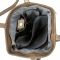 Women's leather bag 20512 KHAKI