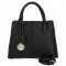 Women's leather bag 6066 BLACK