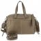 Women's leather bag 8708 GRAY