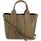 Women's leather bag 9015 KHAKI