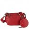 Women's leather bag 9096 RED