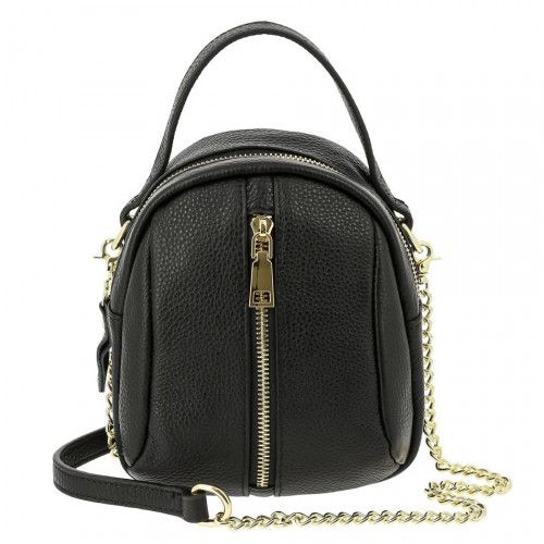 Women's leather bag 9664 BLACK