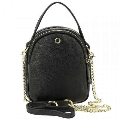 Women's leather bag 9664 BLACK