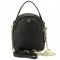 Women's leather bag 9664 BLACK