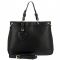 Women's leather bag EO-73 BLACK