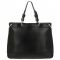 Women's leather bag EO-73 BLACK