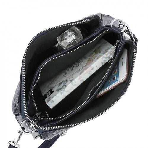 Women's leather bag GZ-8288 BLUE