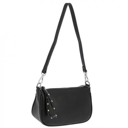 Women's leather bag GZ-8310 BLACK